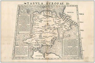 Iberian Peninsula 1540 – Historical Map of Spain, Aragon & Portugal - Strategy Maps