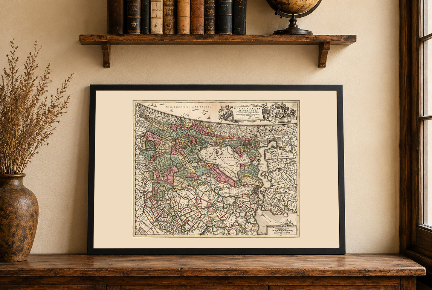 Amsterdam in 1740 - Historical Map of the Dutch Republic’s Trade Capital