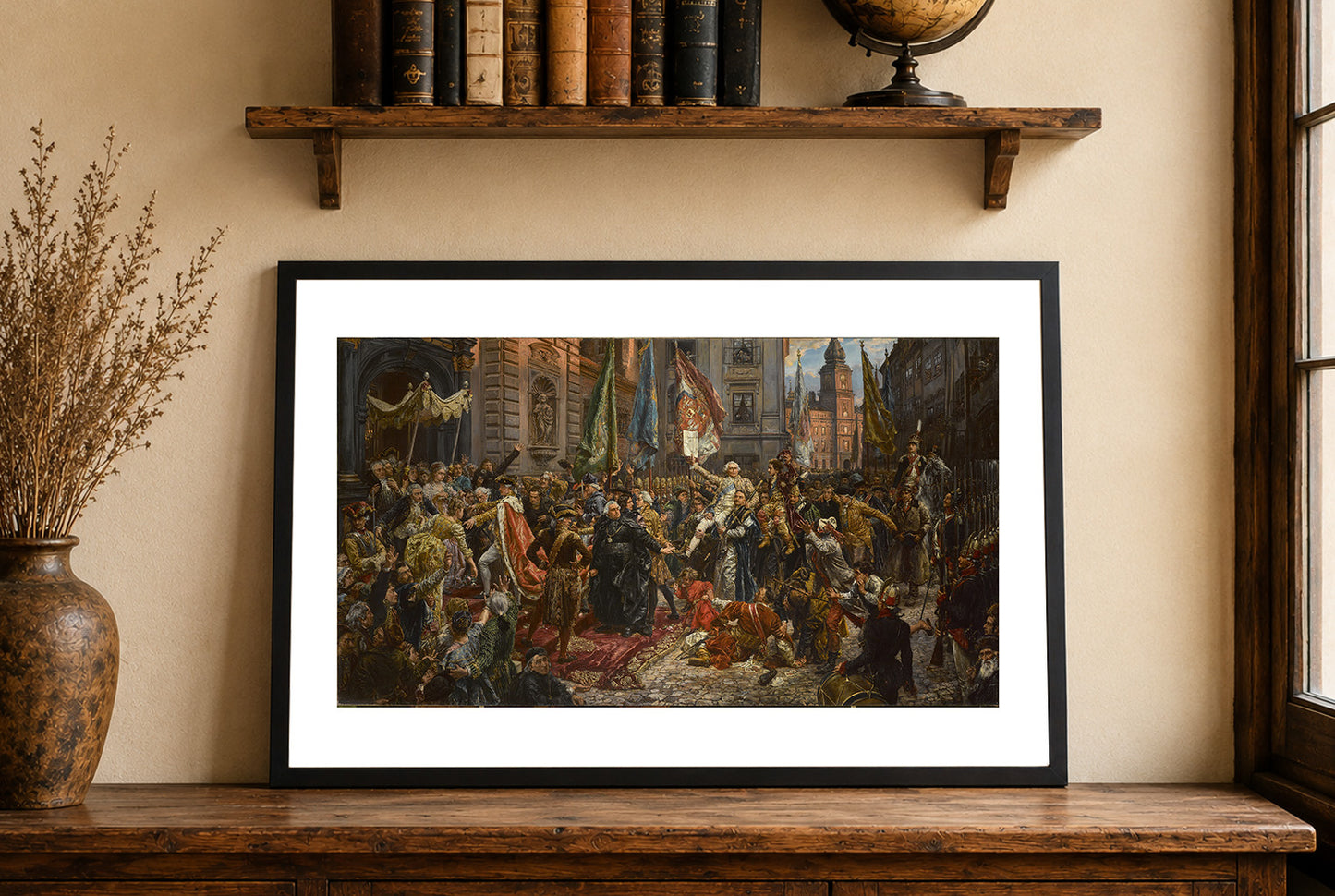 Plakat „Konstytucja 3 Maja 1791” - Jan Matejko, Historyczne Malarstwo Polskie