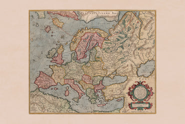 Europa w 1623 r. – Mapa polityczna na początku wojny trzydziestoletniej