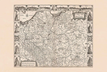 Poland Map Poster (1676) - Historic Map of the Polish-Lithuanian Commonwealth (Copy)