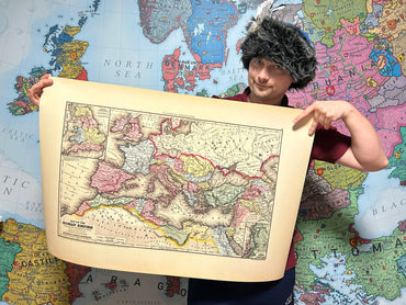 Roman Empire AD 107 - Map of the Empire Under Trajan