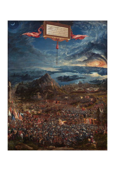 Bitwa Aleksandra pod Issos 1529 - Albrecht Altdorfer - Aleksander Wielki - Historyczny Plakat z Obrazem