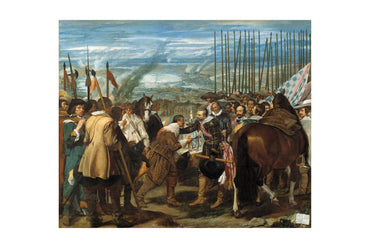 Poddanie Bredy 1635 - Diego Velázquez - Wojna Osiemdziesięcioletnia - Historyczny Plakat z Obrazem
