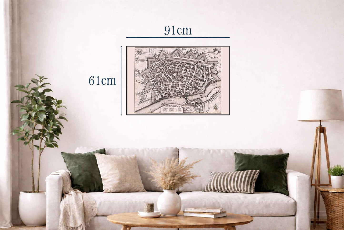 Ulm 1643 - Historical Map of the Free Imperial City - Strategy Maps