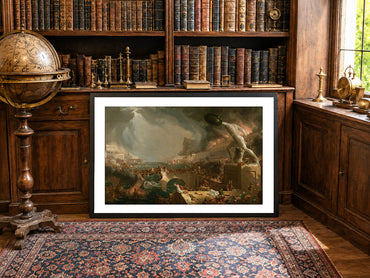 Plakat The Course of Empire: Destruction - Thomas Cole Vintage Dekoracja Ścienna Romantyzmu