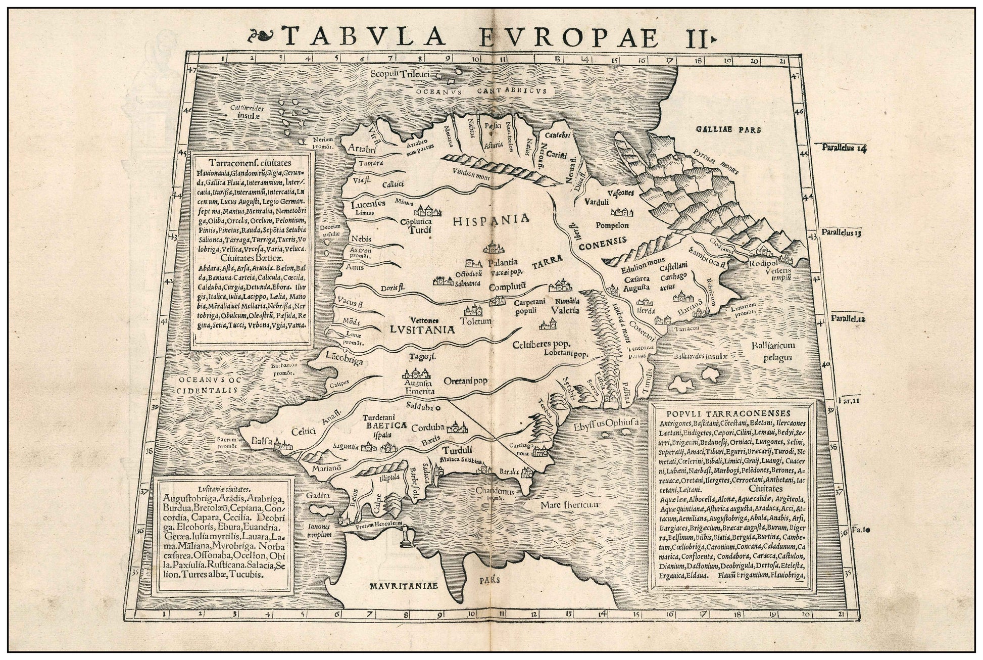Iberian Peninsula 1540 – Historical Map of Spain, Aragon & Portugal - Strategy Maps