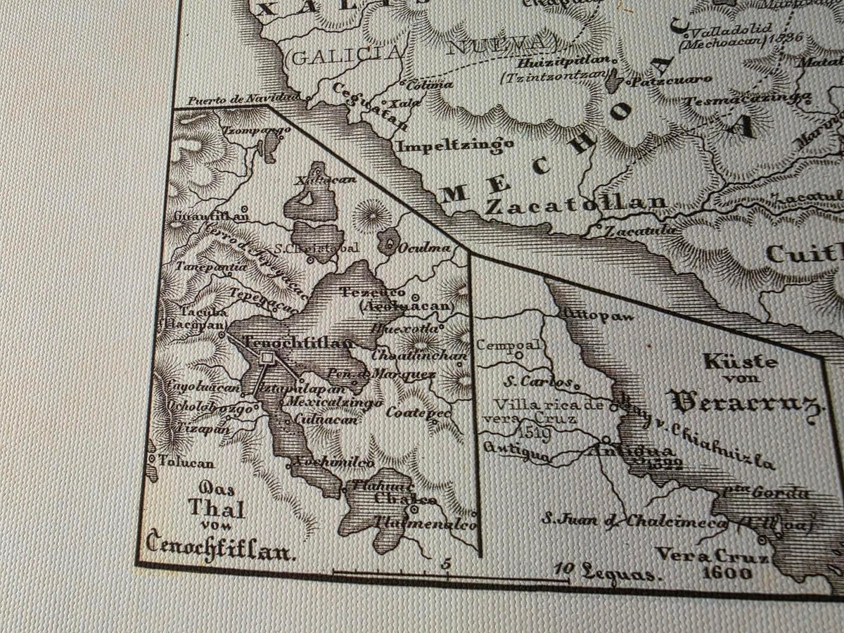Mapa Kolonialnego Imperium Hiszpanii i Portugalii z 1854 roku - Plakat historycznego atlasu