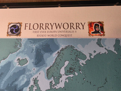 Rekord od Florryworry - Three Mountains | Europa Universalis V - Plakat z Mapą