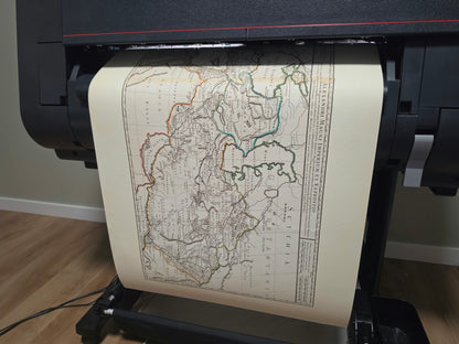 Alexander the Great Empire Map Print - Ancient Campaigns & Expanding Territories Illustration