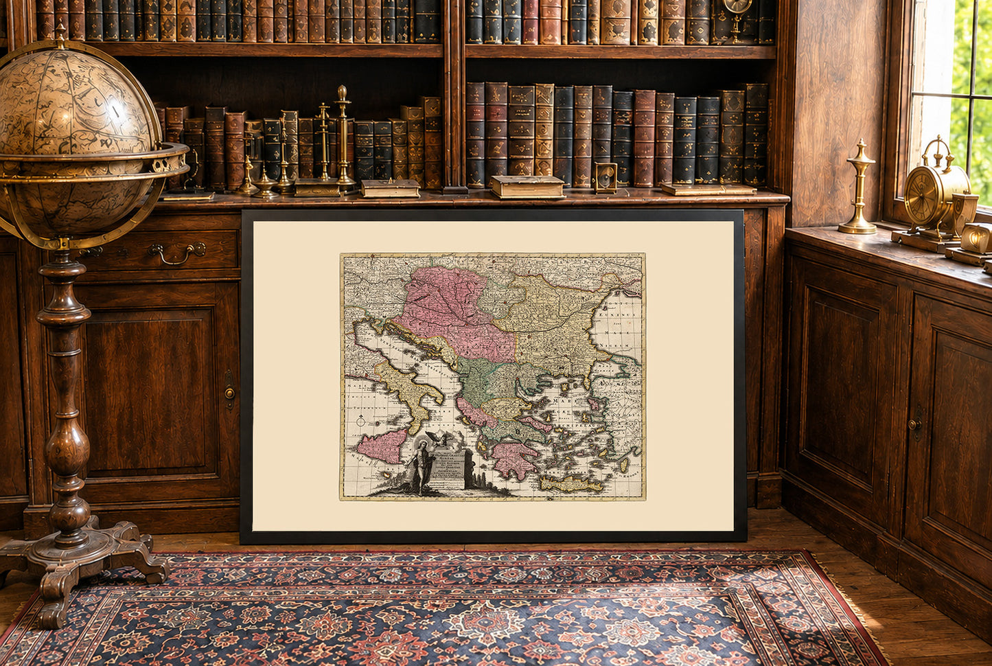 Półwysep Bałkański 1740 – Mapa historyczna Europy Południowo-Wschodniej