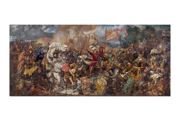 Battle of Grunwald Poster - Jan Matejko 1878, Polish History Painting Wall Art