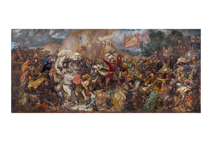 Bitwa pod Grunwaldem - Plakat Jana Matejki, 1878, Historyczne Malarstwo Polski