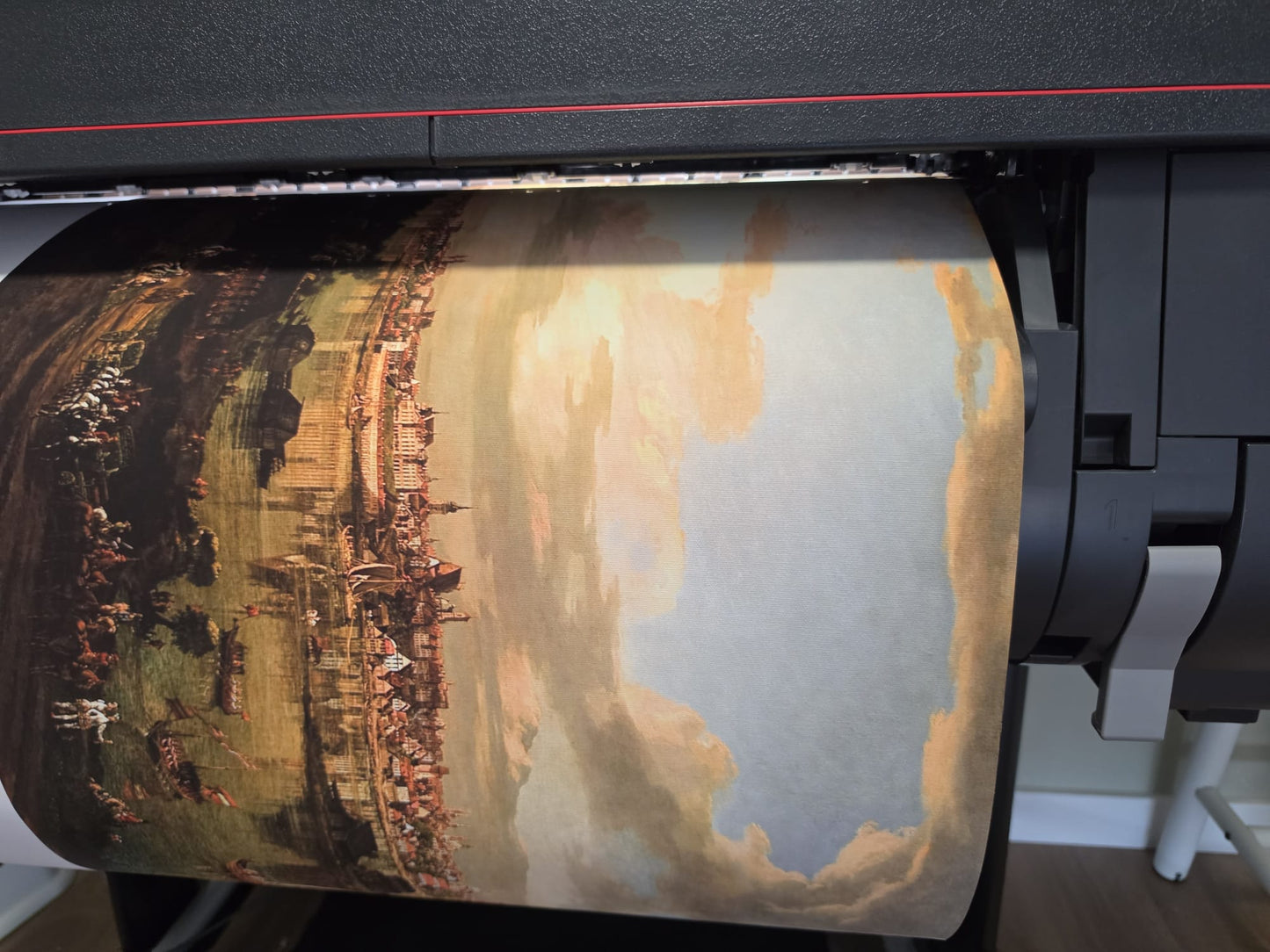 Plakat Bellotto Widok Warszawy od strony Pragi - Vintage Dekoracja Ścienna Warszawy