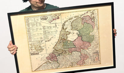 Dutch Republic 1740 - Historical Netherlands Map