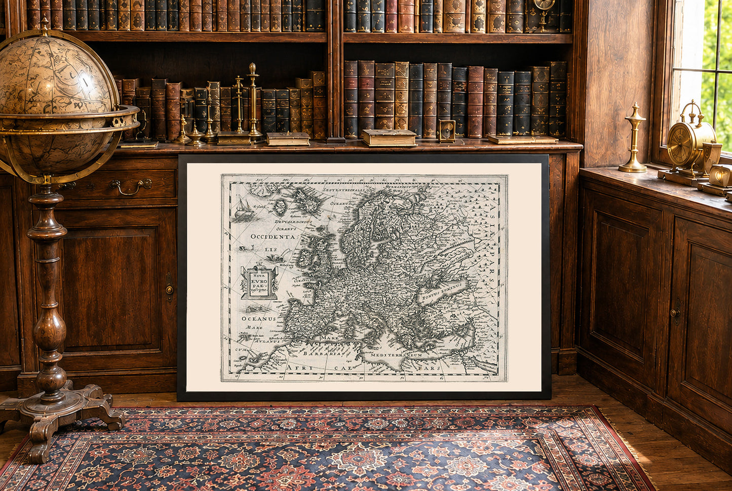 Europe 1636 - Historical Map During the Thirty Years’ War