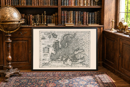 Europe 1636 - Historical Map During the Thirty Years’ War