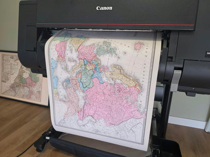 Europa 1862 – mapa historyczna z epoki nacjonalizmu