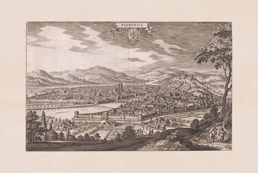 Florencja w 1688 r. – Mapa Medycejskiej Stolicy Toskanii