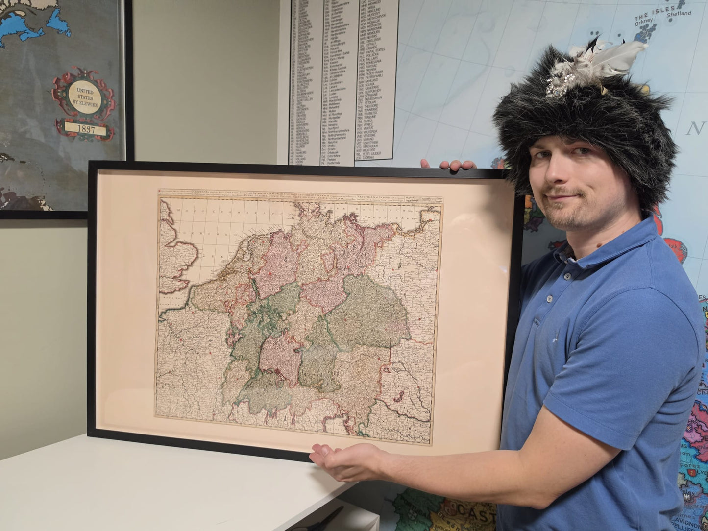 Holy Roman Empire 1740 – Historical Map of Central Europe