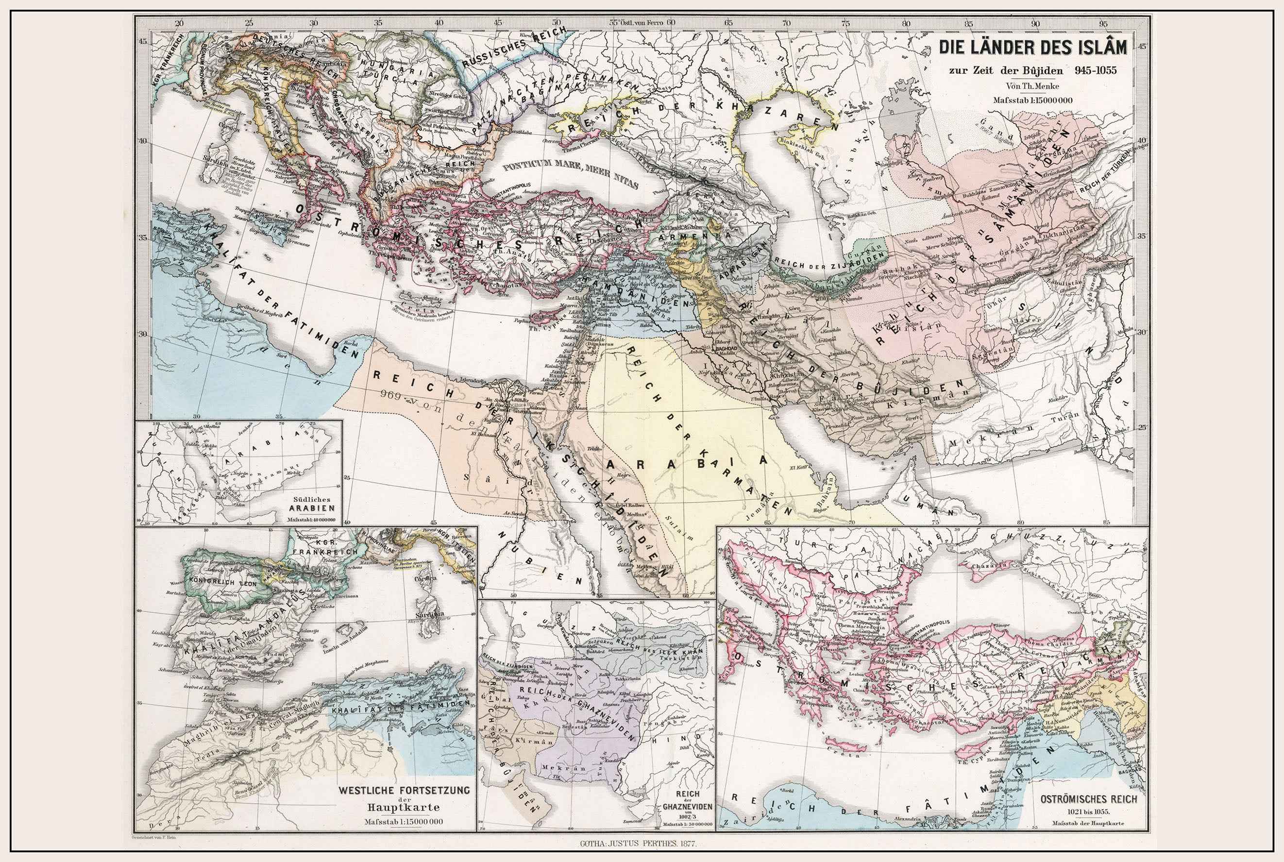 Islamic World 945–1055 - Map of the Buyids, Fatimids, and Abbasids - Strategy Maps