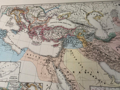 Islamische Welt 945–1055 - Karte der Buyiden, Fatimiden und Abbasiden
