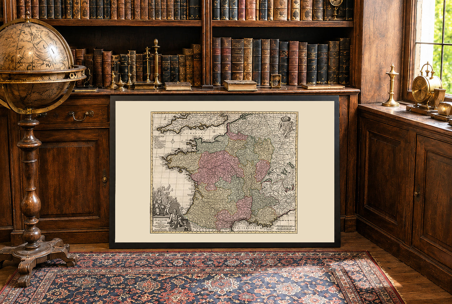 Königreich Frankreich 1740 – Historische Karte des 18. Jahrhunderts