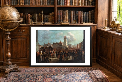 Przysięga Kościuszki na Rynku w Krakowie 1794 - Wojciech Kossak - Plakat