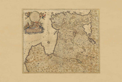 Livonia & Courland Map Poster (1696) - Vintage Estonia, Latvia & Baltic Historical Wall Art (Copy)