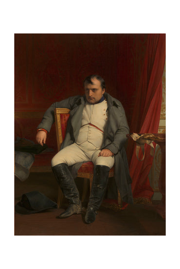 Plakat Napoleon w Fontainebleau - Paul Delaroche Historyczna Dekoracja Ścienna Cesarstwa Francuskiego