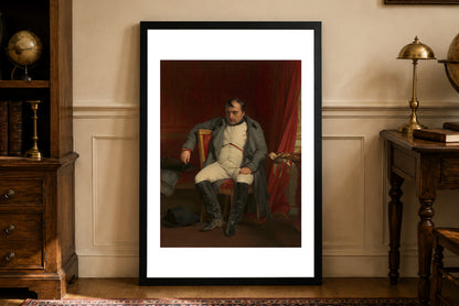 Napoleon at Fontainebleau Poster - Paul Delaroche Historic French Empire Wall Art