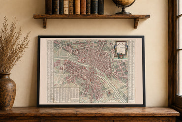 Paris 1778 - Historical Map of the French Royal Capital