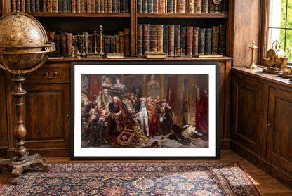 Rejtan The Fall of Poland Poster - Jan Matejko Historic Polish Wall Art