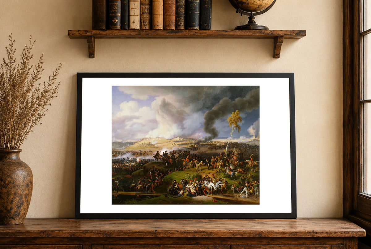 Bitwa pod Borodino 1822 - Louis-François Lejeune - Kampania Napoleona w Rosji - Historyczny Plakat z Obrazem