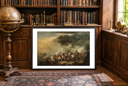 Bitwa pod Somosierrą 1837 - Piotr Michałowski - Szarża Polskich Szwoleżerów - Historyczny Plakat z Obrazem