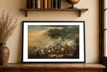 Bitwa pod Somosierrą 1837 - Piotr Michałowski - Szarża Polskich Szwoleżerów - Historyczny Plakat z Obrazem