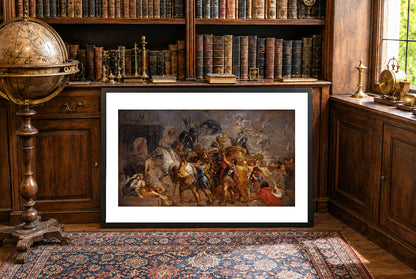 Wjazd Henryka IV do Paryża 1625 - Peter Paul Rubens - Historia Francji - Historyczny Plakat z Obrazem