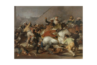 Drugi Maja 1808 w Madrycie - Francisco Goya - Powstanie Przeciw Napoleonowi - Historyczny Plakat z Obrazem