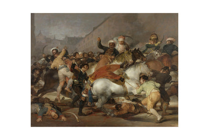 Drugi Maja 1808 w Madrycie - Francisco Goya - Powstanie Przeciw Napoleonowi - Historyczny Plakat z Obrazem
