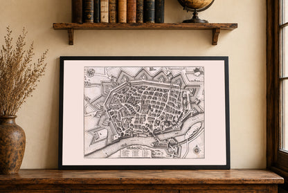 Ulm 1643 - Historical Map of the Free Imperial City