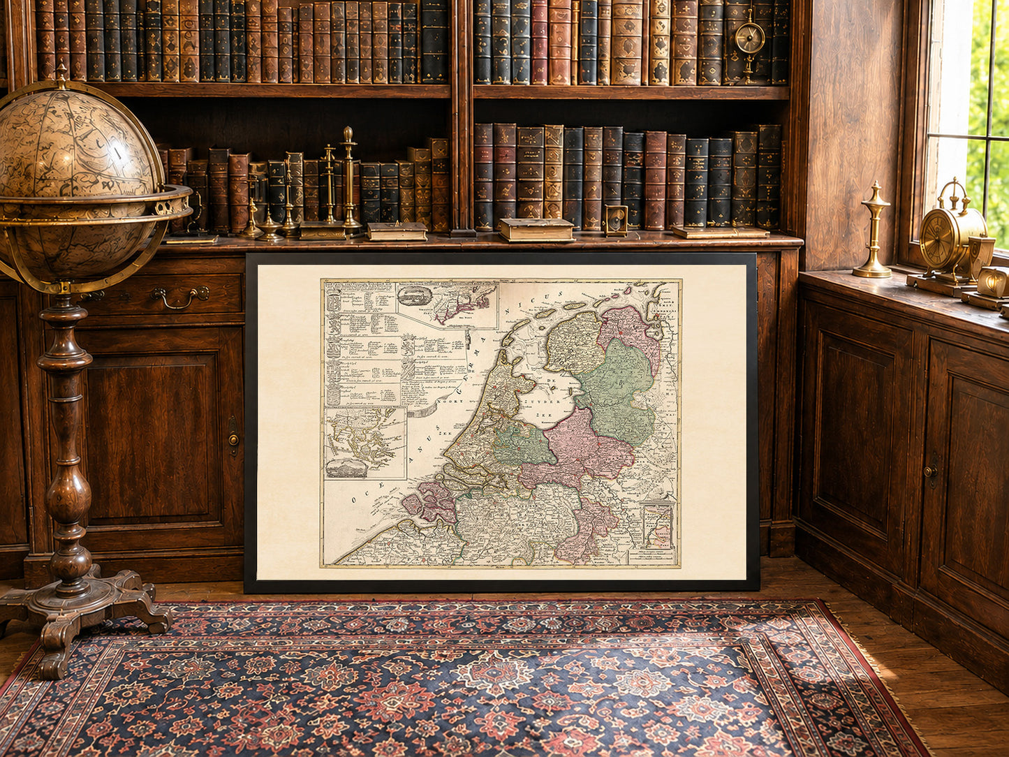 Dutch Republic 1740 - Historical Netherlands Map