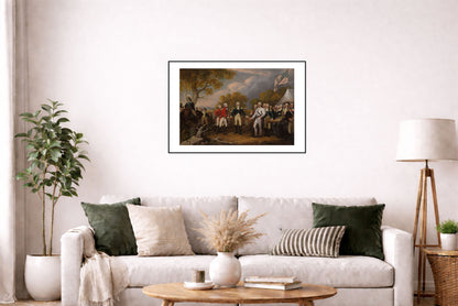 Kapitulacja Generała Burgoyne'a 1821 - John Trumbull - Wojna o Niepodległość USA - Historyczny Plakat z Obrazem
