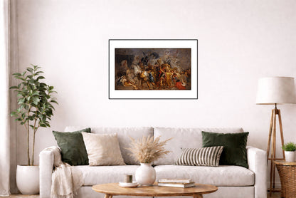 Wjazd Henryka IV do Paryża 1625 - Peter Paul Rubens - Historia Francji - Historyczny Plakat z Obrazem