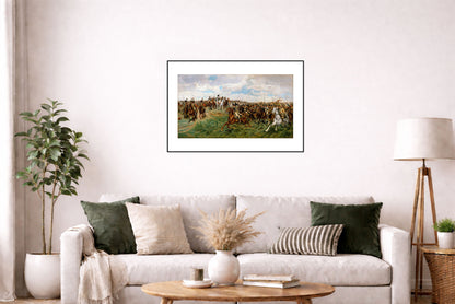 1807, Friedland - Ernest Meissonier - Napoleon Bonaparte i Wojny Napoleońskie - Historyczny Plakat z Obrazem