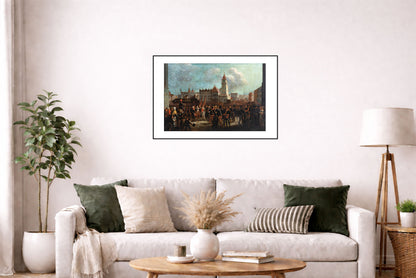 Przysięga Kościuszki na Rynku w Krakowie 1794 - Wojciech Kossak - Plakat