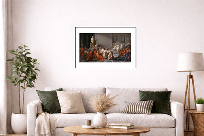 Śmierć Juliusza Cezara 1806 - Vincenzo Camuccini - Starożytny Rzym - Historyczny Plakat z Obrazem