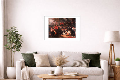 Śmierć Admirała Nelsona 1806 - Benjamin West - Bitwa pod Trafalgarem - Historyczny Plakat z Obrazem