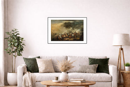 Bitwa pod Somosierrą 1837 - Piotr Michałowski - Szarża Polskich Szwoleżerów - Historyczny Plakat z Obrazem