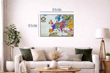 1337 Map of Europe (Light Water) - Strategy Maps