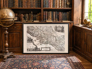 Dalmatia Coast Map Poster (1689) – Vintage Adriatic Sea Wall Art